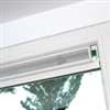 Verstelbaar ventilatierooster op het vaste glas!